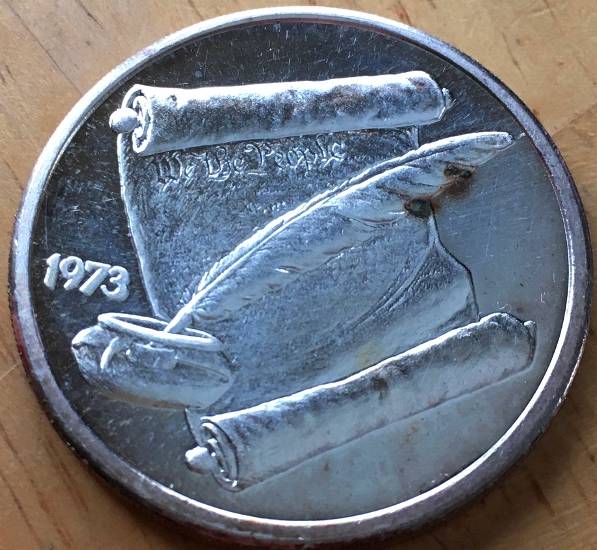 1973-Silver-1-Oz-Round-Proclaim-Liberty-Id-Private-Issue-Silver-Round