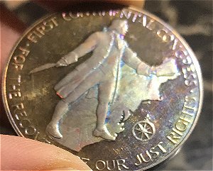 1974-Commemorative-Weird-Colors,-Silver?