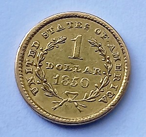 One-Gold-Dollar-1850---Lines-Through-Design?