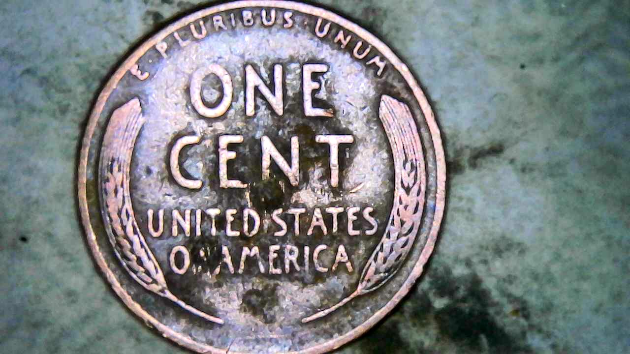 1946-Cent-What-Would-Cause-The-Damage--To-The-Reverse-Of-My-Cent-Is-It-A-Different-Typ-Of-Metal-Or