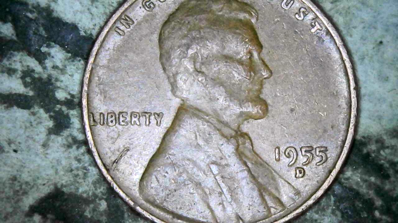 1955-D-Cent-Would-This-Be-Circulation-Damage-Or-Is-There-Something-On-The-Coin