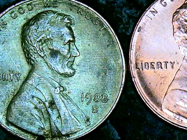 1988-D-Cent-Why-In-What-Cause-The-Cold-To-Be-A-Greenish-Lowest-Color-Could-Have-Happened-At-The-Mint