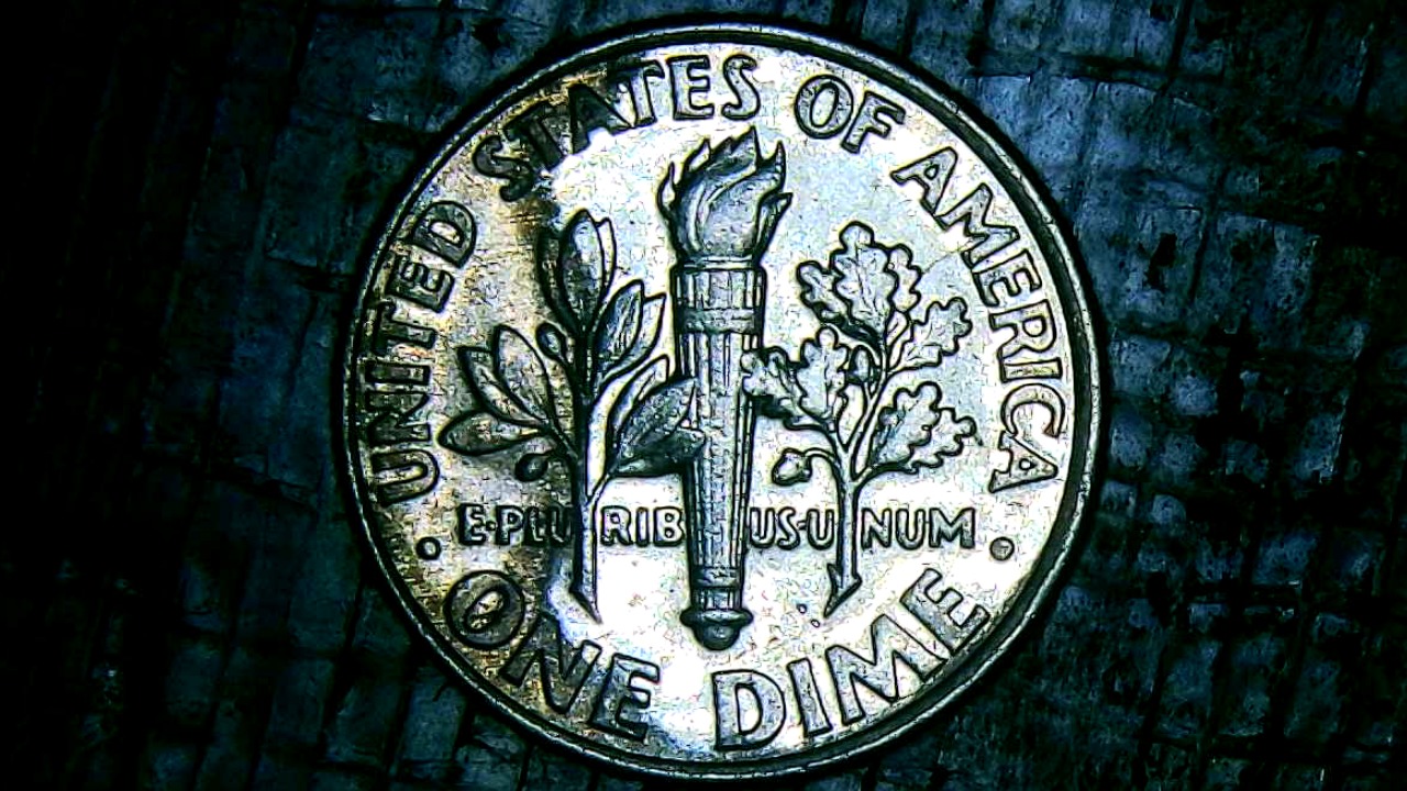 2003-D-Dime-What-Is-The-Discoloring-On-The-Reverse