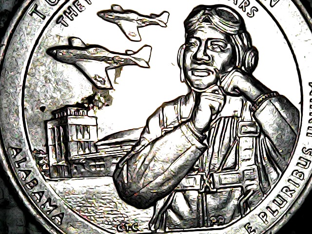 2021-D-Tuskegee-Airmon-Quarterthe-One-On-Fire-Does-It-Have-To-Br-A-Die-Chip