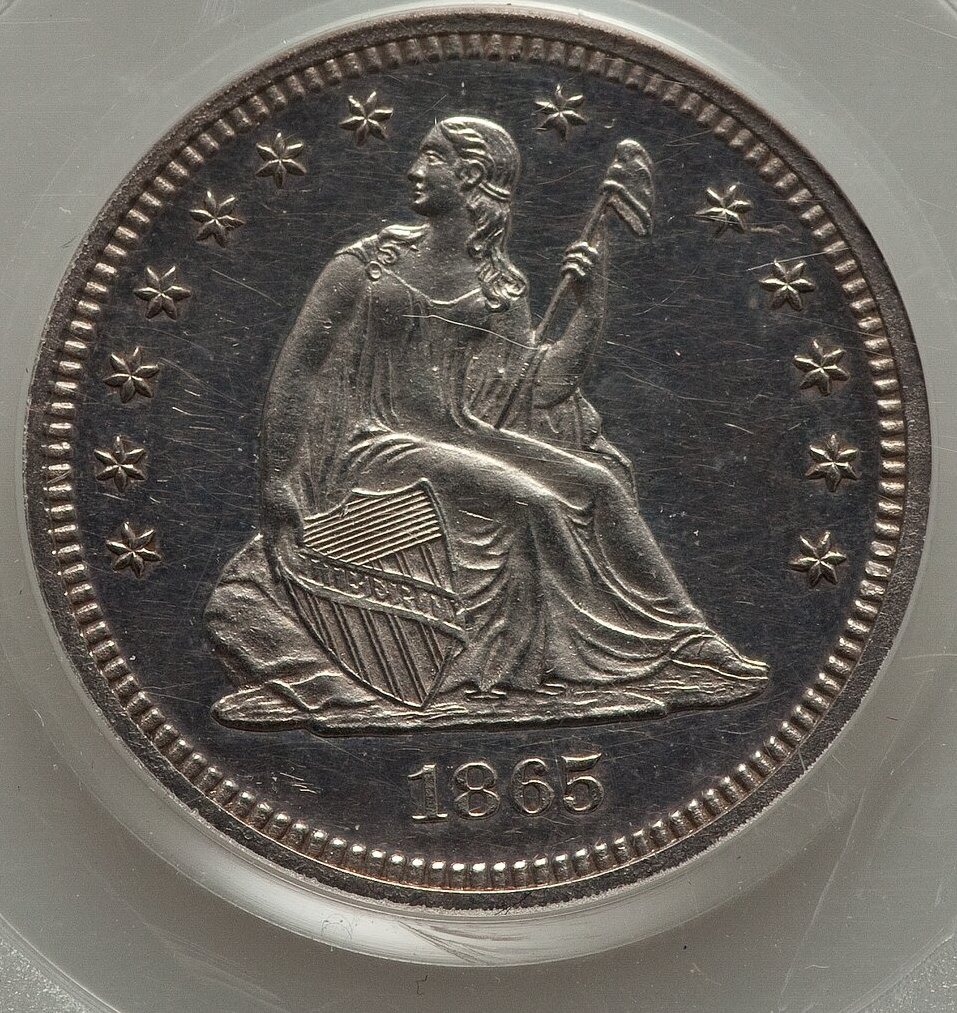 Last-One-For-The-Day:-1865-Seated-Liberty-Quarter