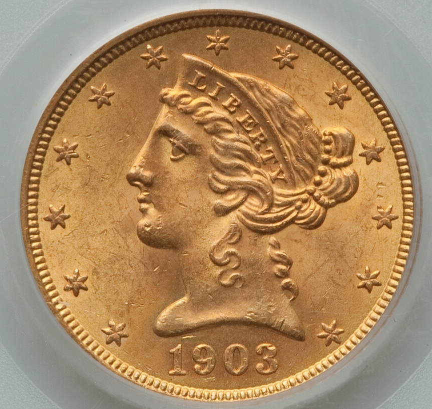 1903-S-Half-Eagle-PCGS:-Grading-Gold-T'aint-Easy