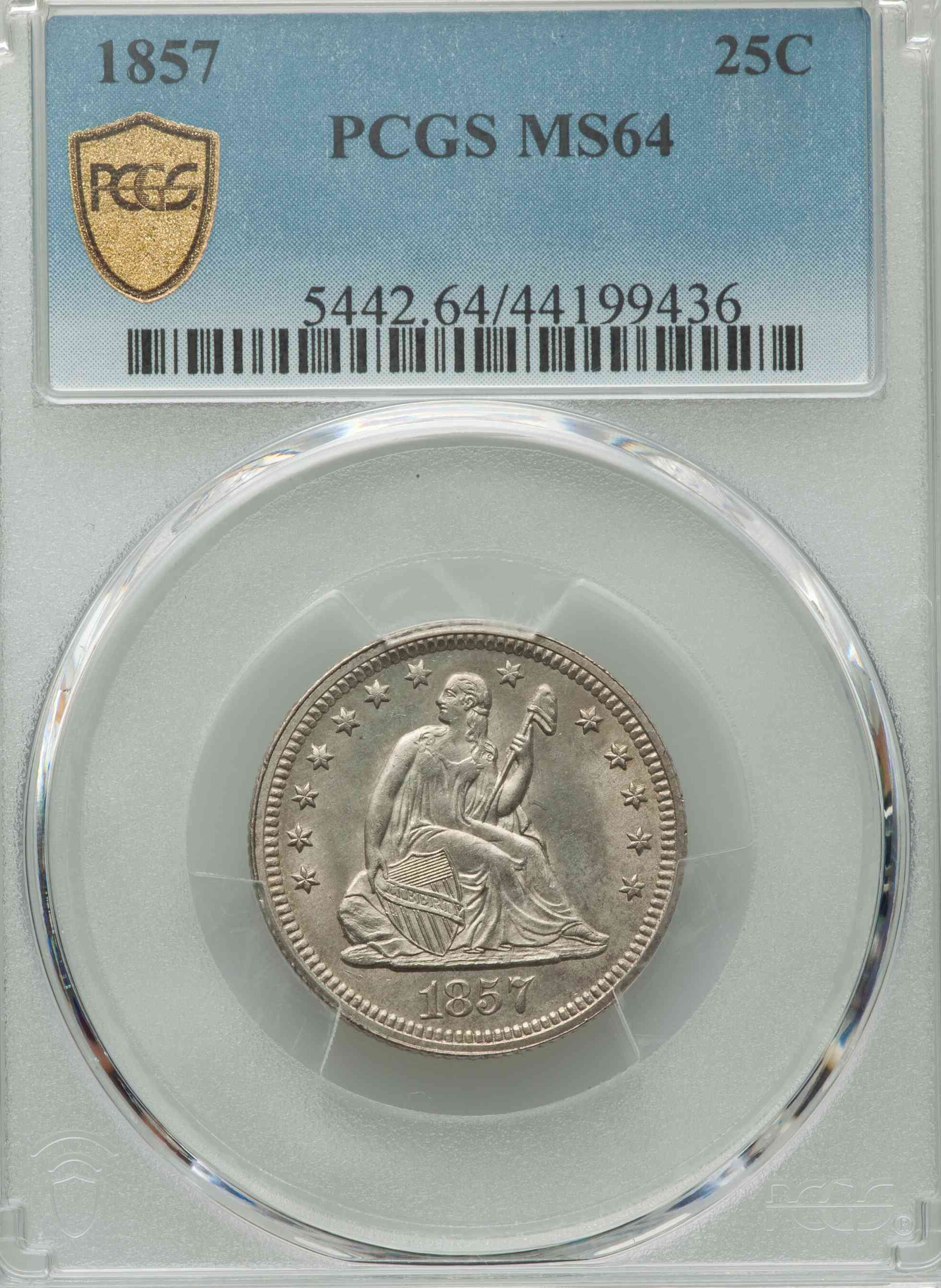 1857-Seated-Liberty-25c-PCGS:-Kindly-Assess-This-Digified-Lady