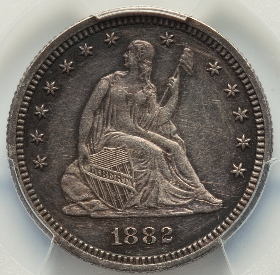 1882-Seated-Liberty-Quarter-PCGS:-What-Happened-To-Her?