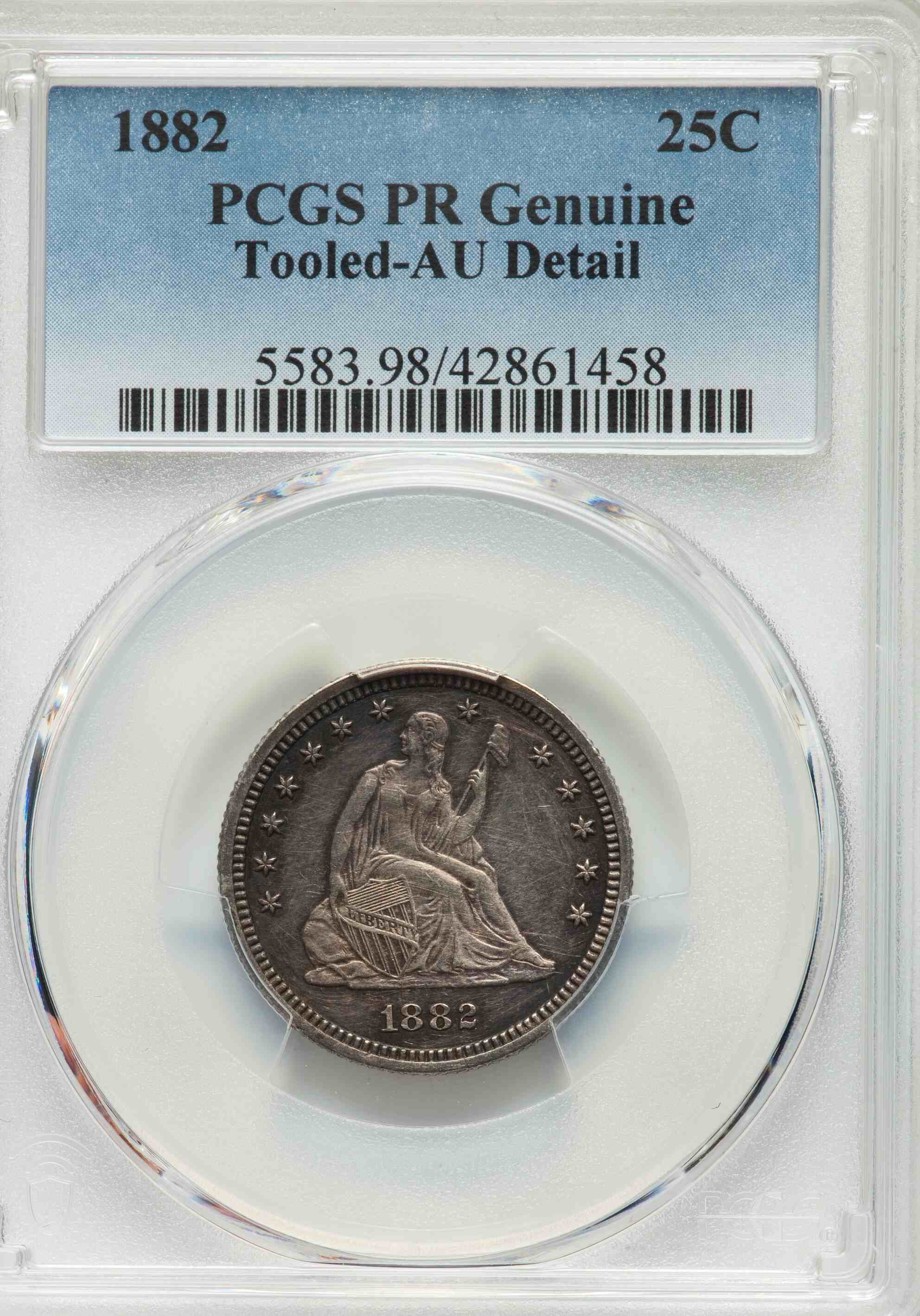 1882-Seated-Liberty-Quarter-PCGS:-What-Happened-To-Her?