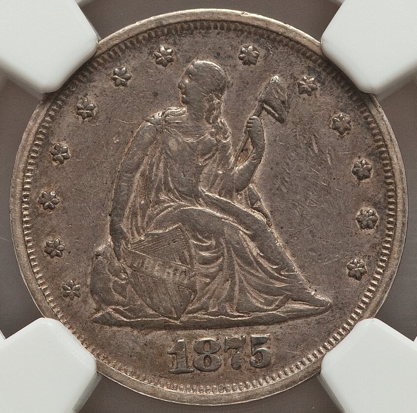 Maligned-Coinage-2:-1875-20c-NGC