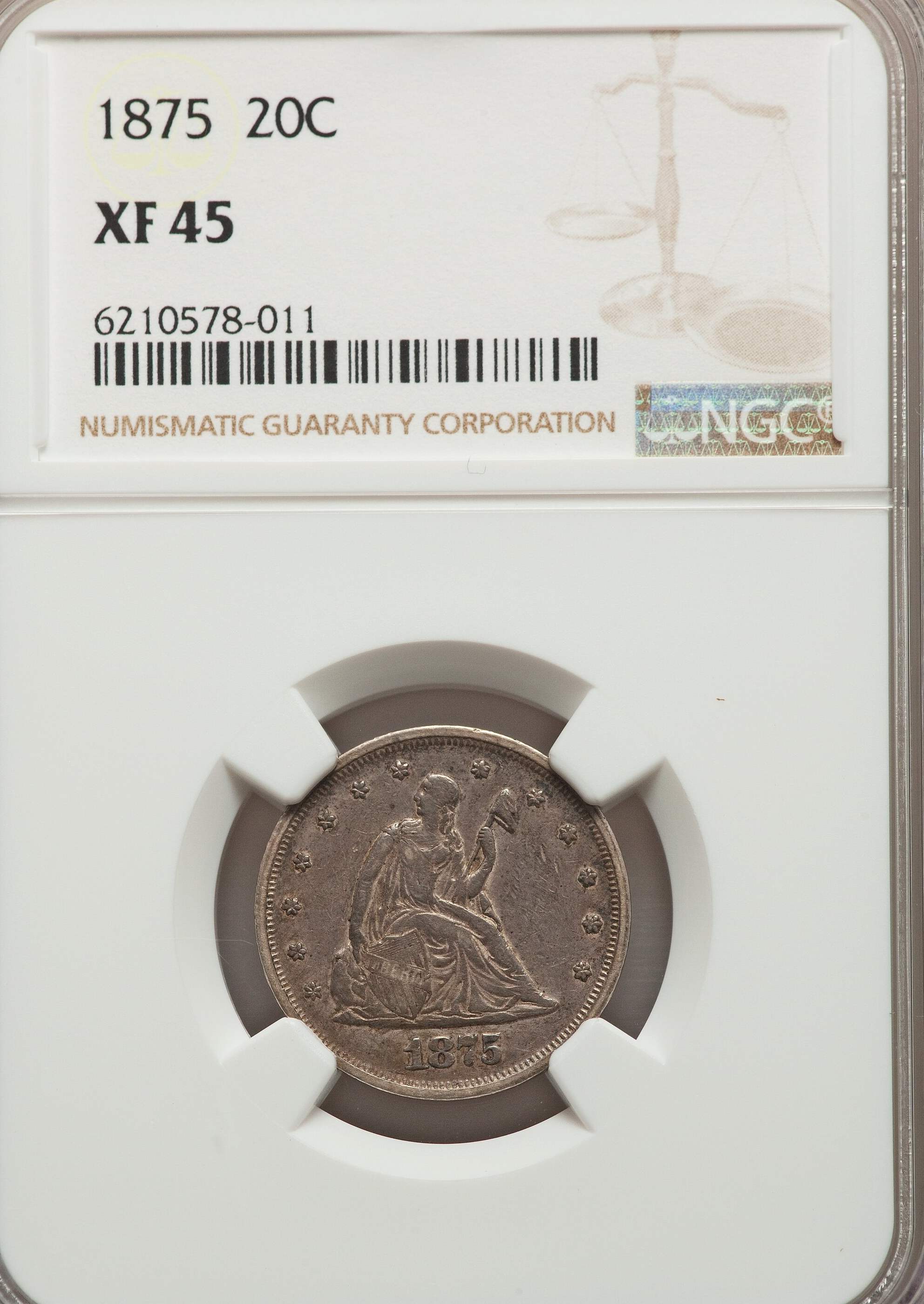 Maligned-Coinage-2:-1875-20c-NGC