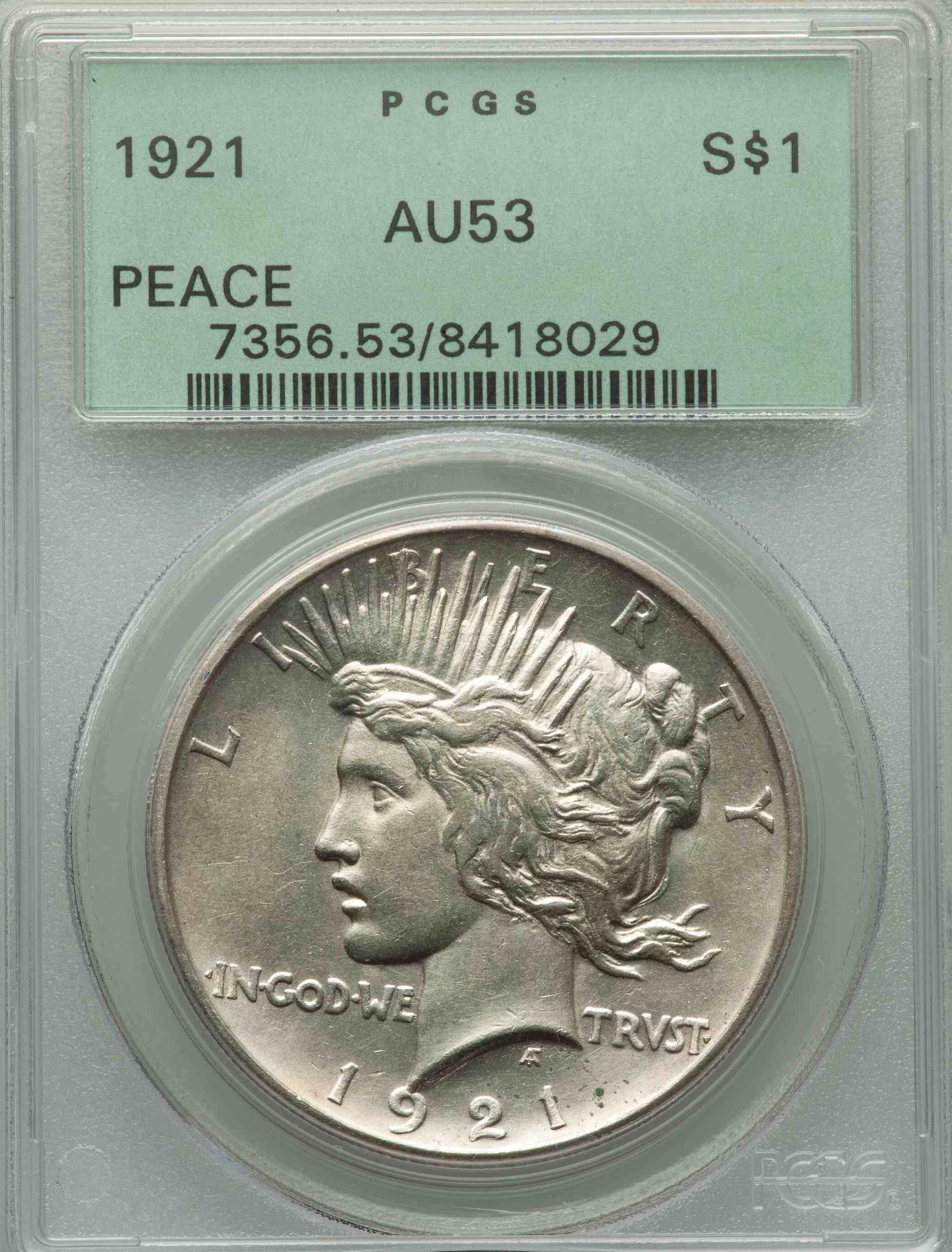 1921-Peace-Dollar-PCGS-OGH