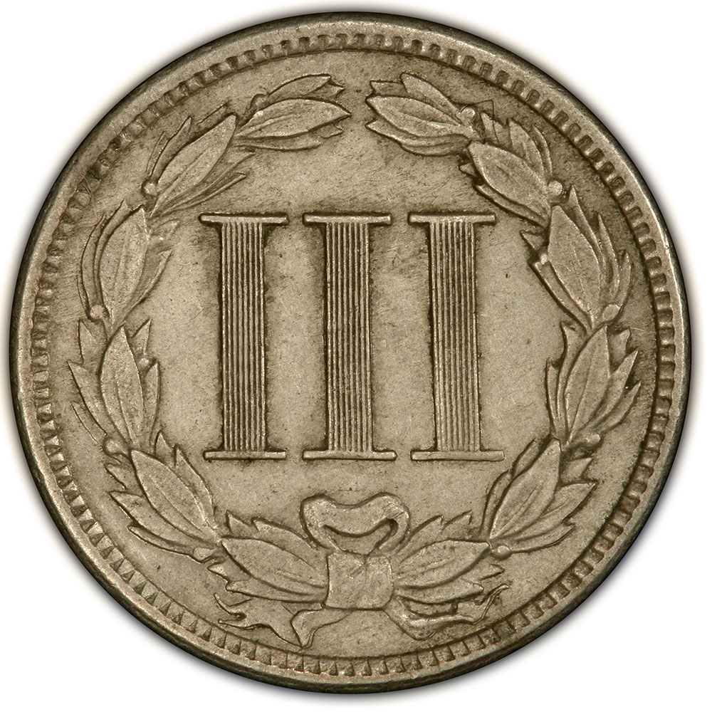 1882-Three-Cent-Nickel-Circulated:-Raw-Coin-From-Ebay,-Weird-Cud