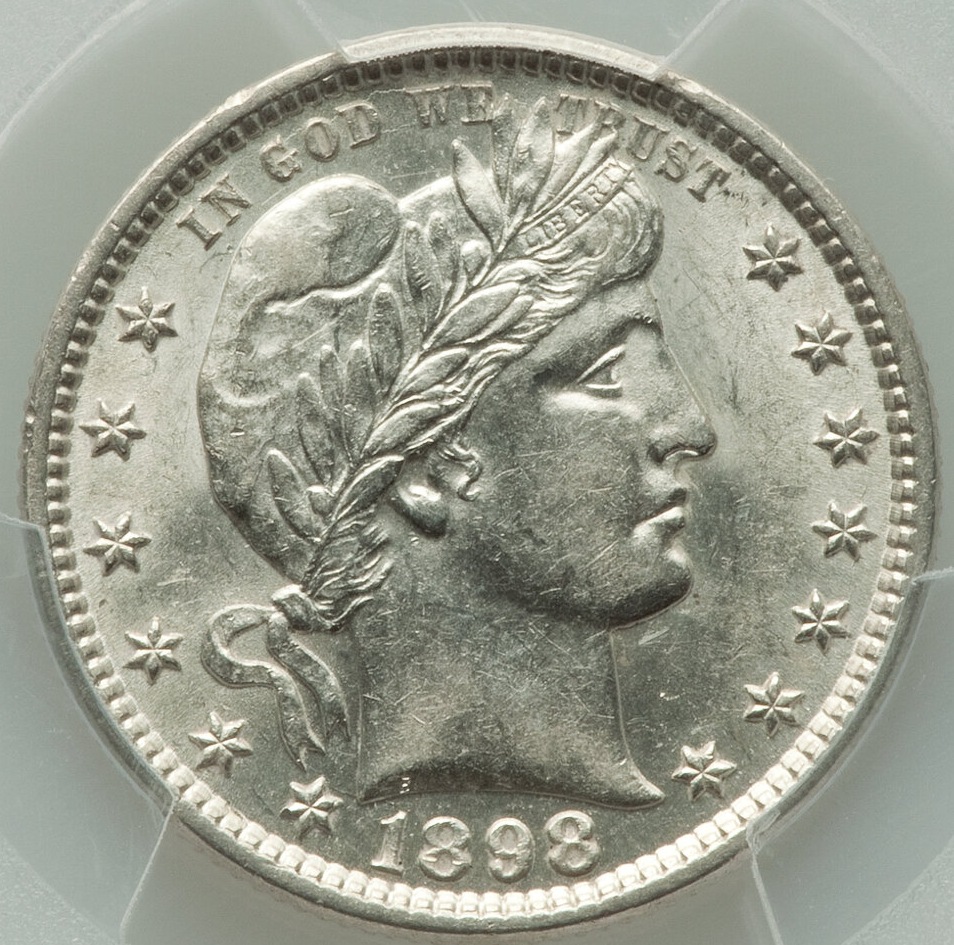 1898-Barber-Quarter-PCGS:-Pleasing-I-Think,-If-Unextraordinary.