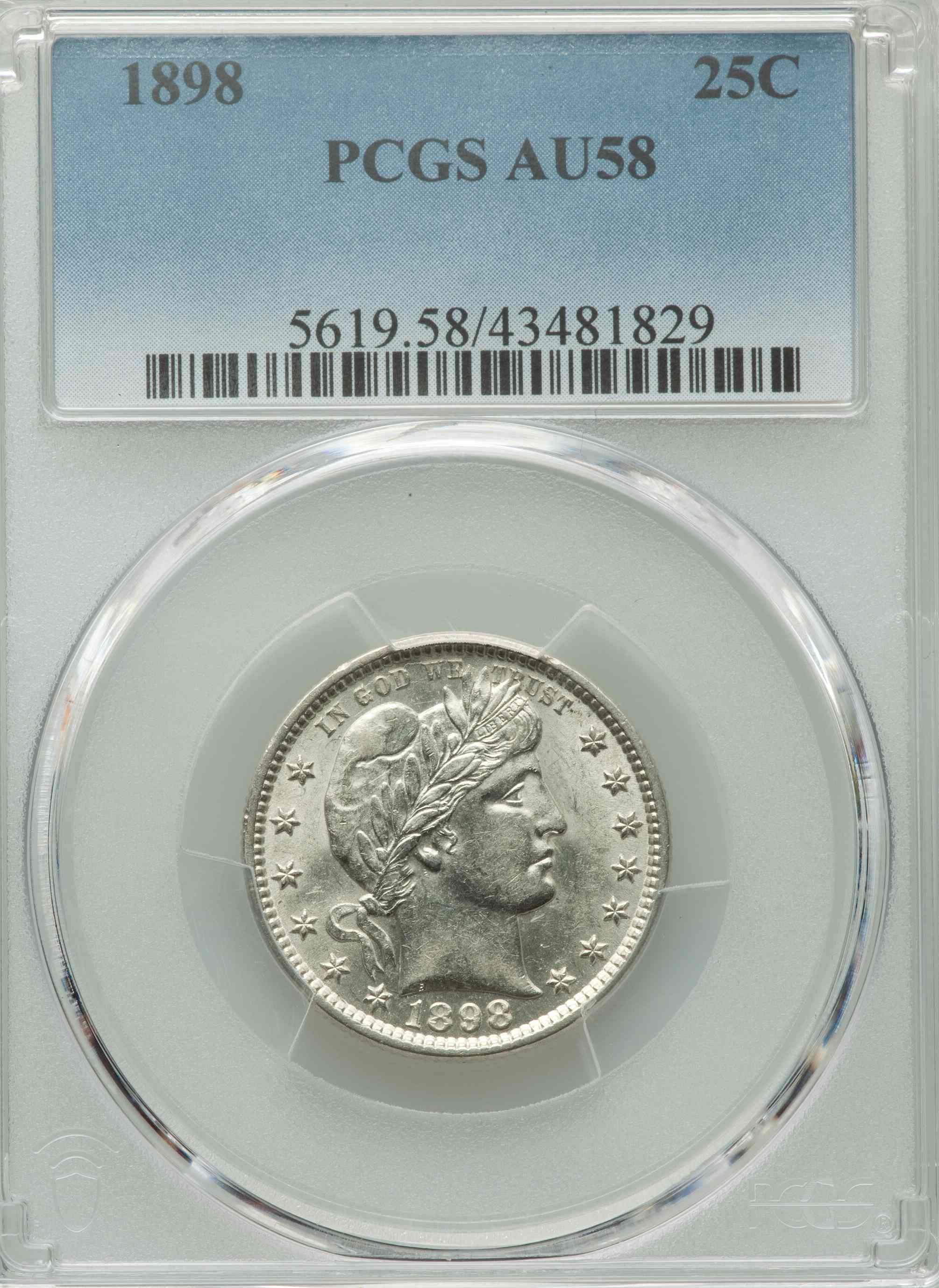 1898-Barber-Quarter-PCGS:-Pleasing-I-Think,-If-Unextraordinary.