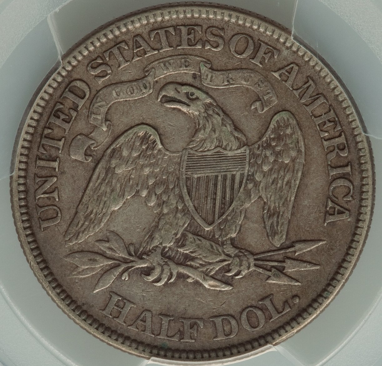 1874-Seated-Liberty-Half-PCGS:-Common-But-Comely