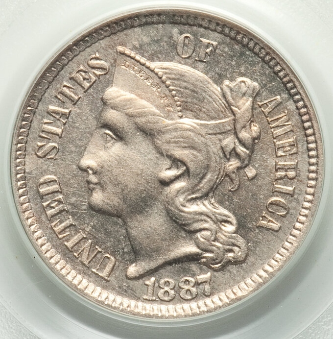 1887-Three-Cent-Nickel-PCGS-OGH:-Controversial-For-The-20-People-In-The-World-Who-Care