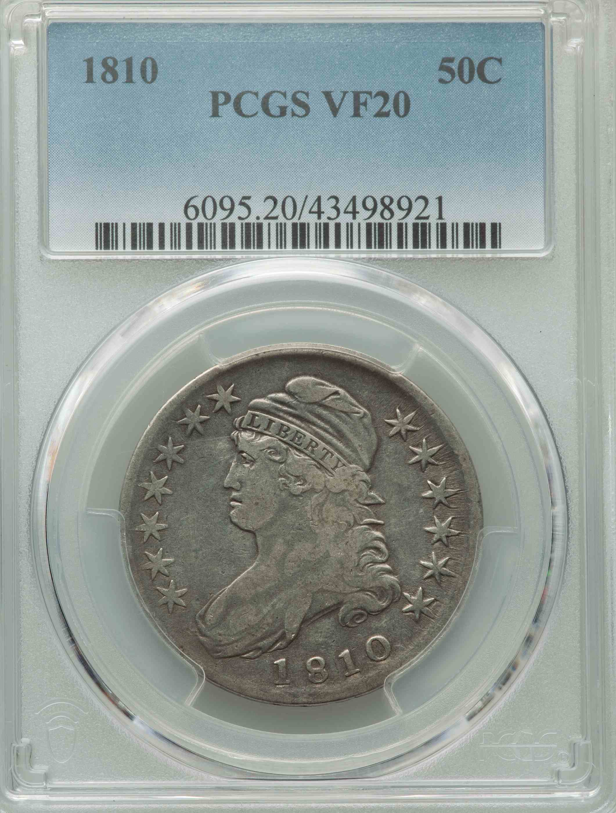 1810-Bust-Half-Dollar-PCGS:-