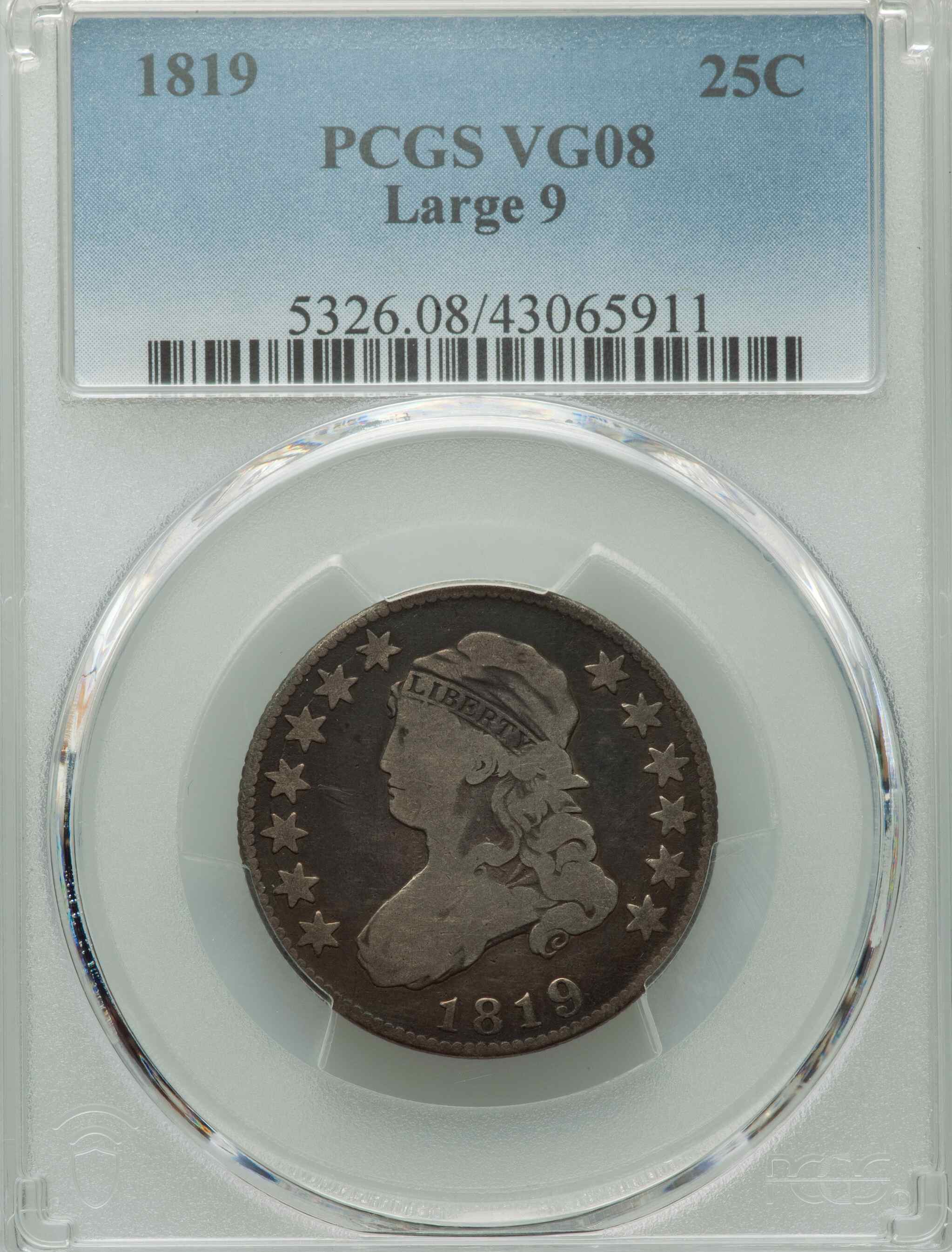 1819-Capped-Bust-Quarter:-More-Low-Grade-Loveliness