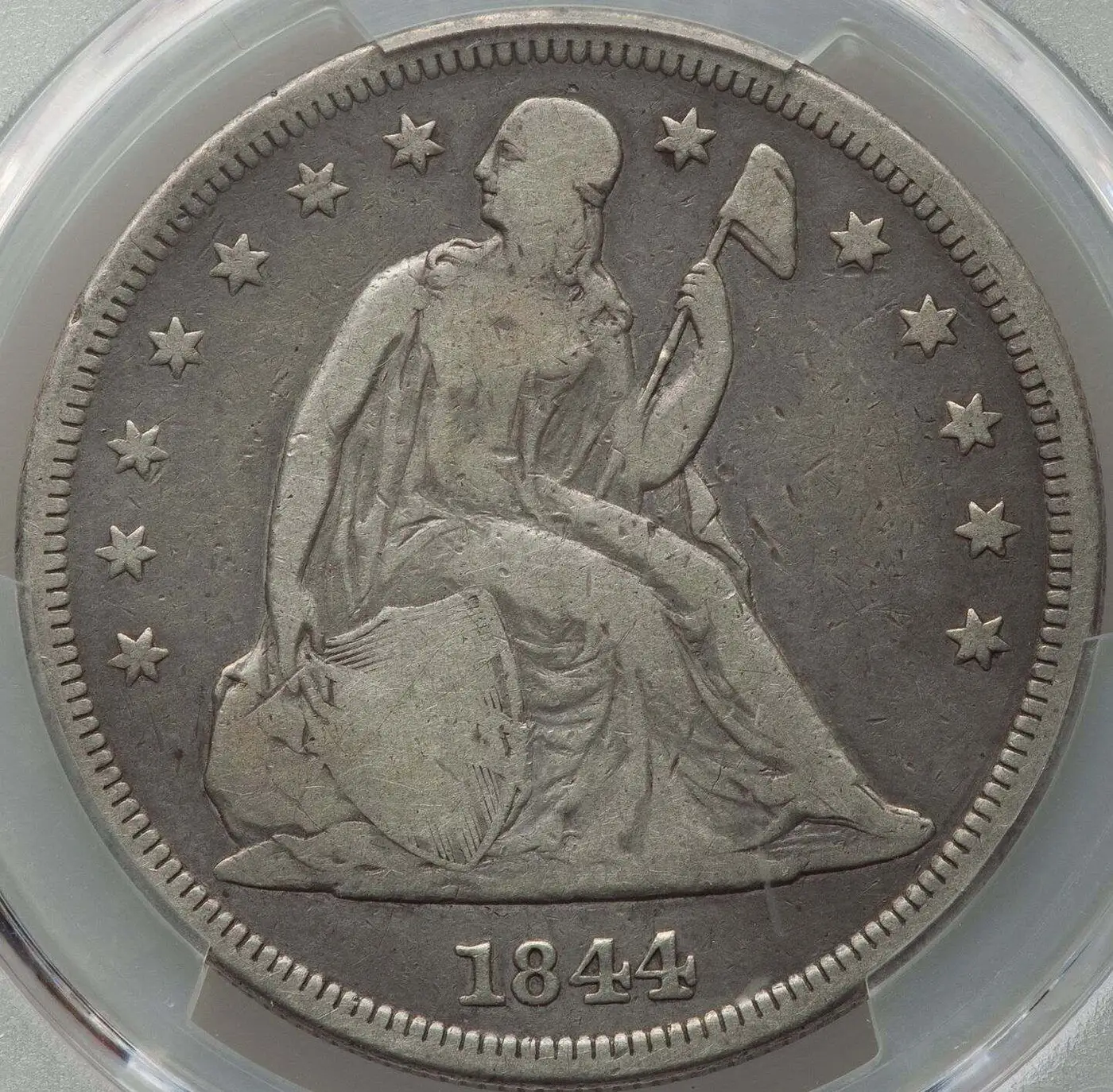 1844-Seated-Liberty-Dollar-PCGS:-Soon-To-Be-In-The-Wild