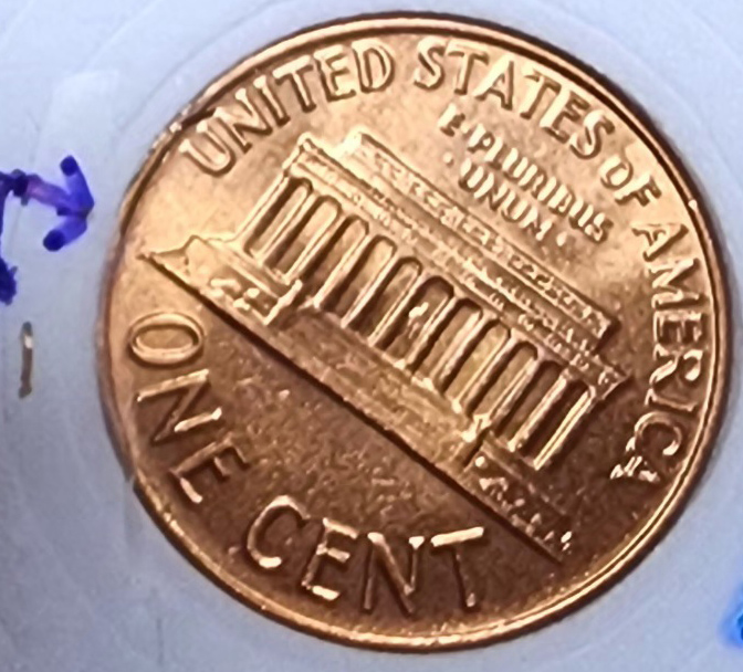1964-D-Penny-With-A-Small-Strip-Missing-Of-It-And-I-Have-That-Piece-With-It.
