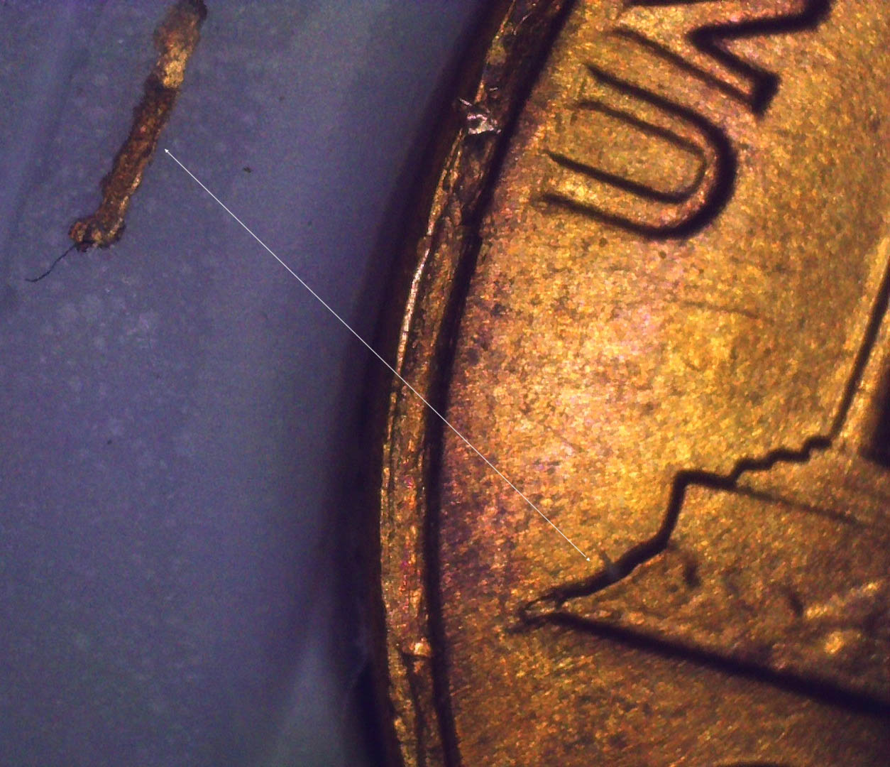 1964-D-Penny-With-A-Small-Strip-Missing-Of-It-And-I-Have-That-Piece-With-It.