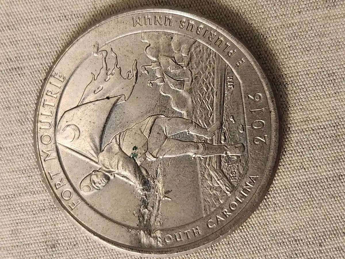 2016-P-South-Carolina-Fort-Moultrie-ATB-Quarter-Struck-Through-Error
