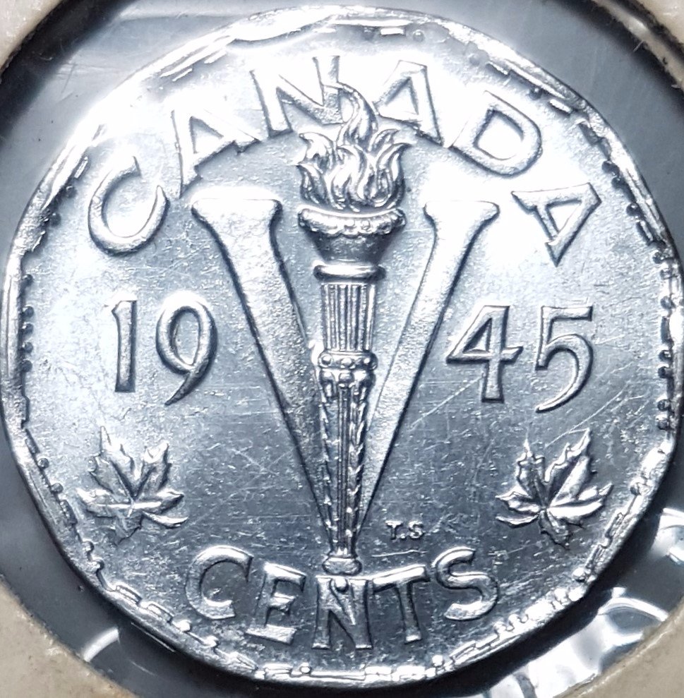 1944-And-1945-Canadian-Nickle...-Holder-Says-Bu-Unc?