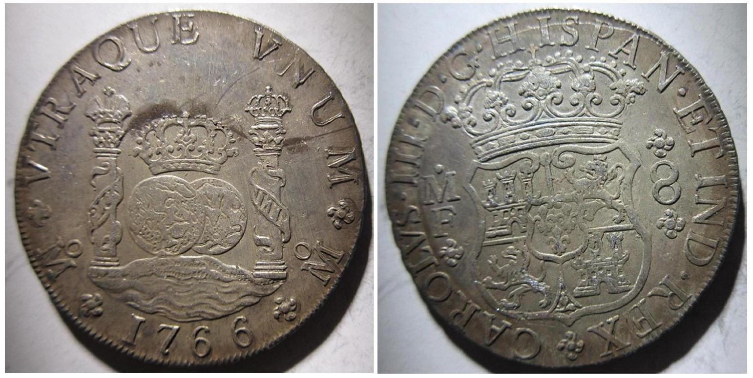 1766-Mexican-8-Real-Coin-With-Some-Curious-Features