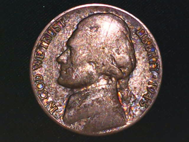 1945-P-Multi-Colored-War-Nickel
