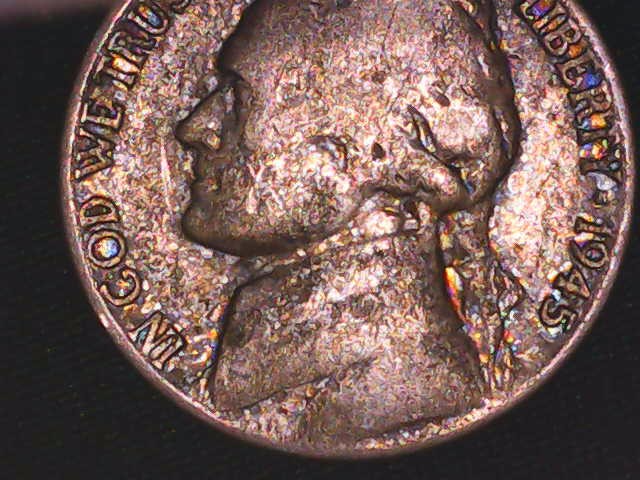 1945-P-Multi-Colored-War-Nickel