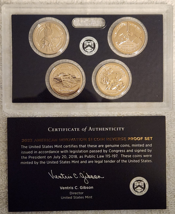 United-States-Mint-Releases-2023-American-Innovation-$1-Coin-Reverse-Proof-Set-On-November-14