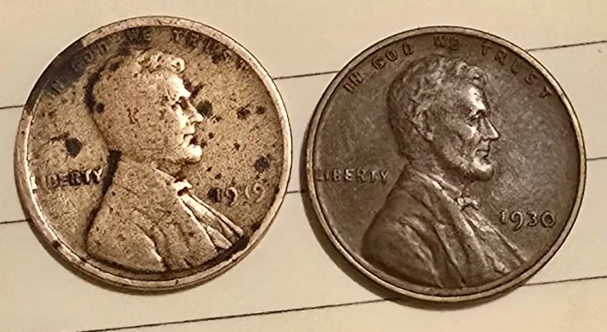 1919-P-Lincoln-Wheat-Penny-On-Argentine-Planchet