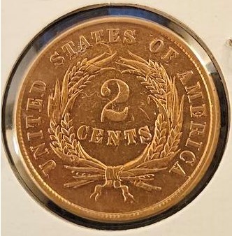 1864-2-Cent-Red-For-Grading-And-Opinions