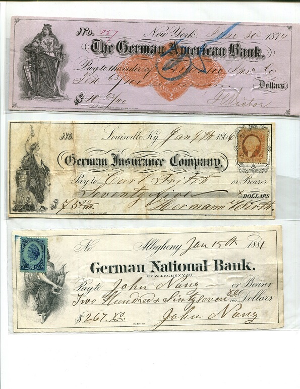 German-American-Bank-Checks