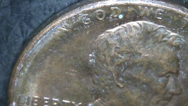 1987-Penny-With-A-Rim-Or-Bubble-?