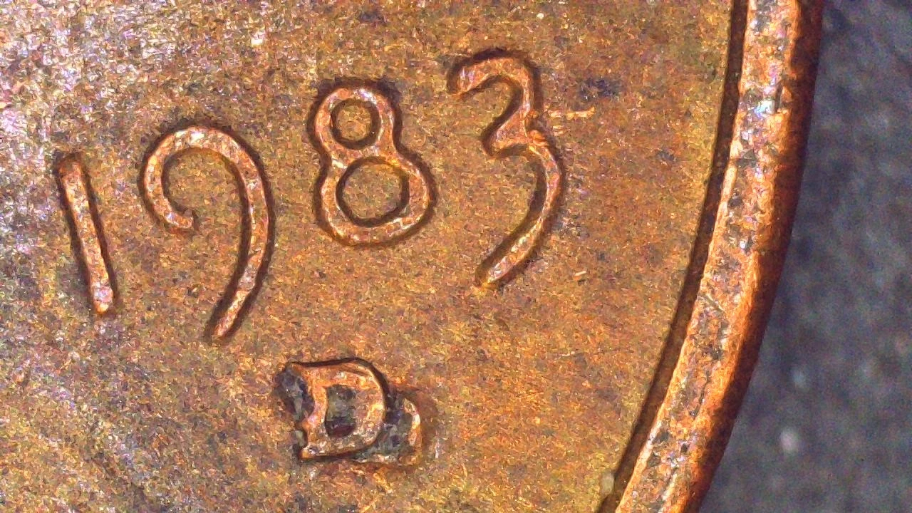 1983-D-Penny-Repunched-Mintmark-Or-Damage