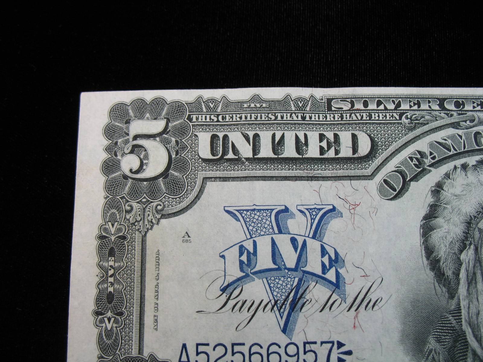 1899-$5-Chief-Silver-Certificate,-To-Send-In-Or-Not?-5/19/22---Restoration-Complete,-Photos-Posted