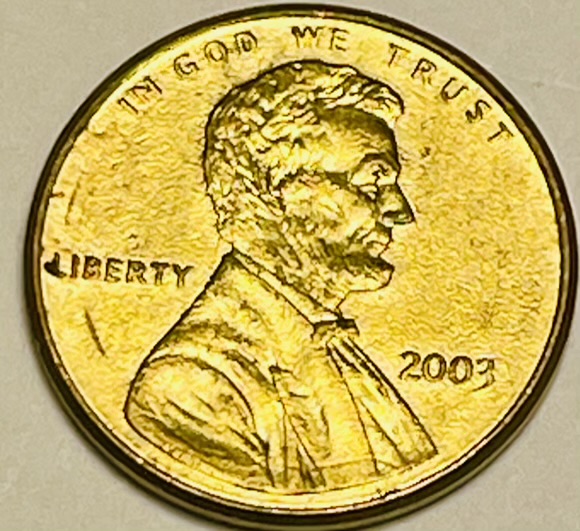 2003-Lincoln-Penny-With-Odd-Color