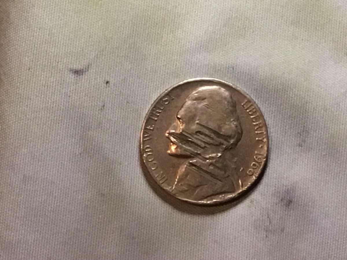 1966-Jefferson-Nickel--Post-Mint-Damage?