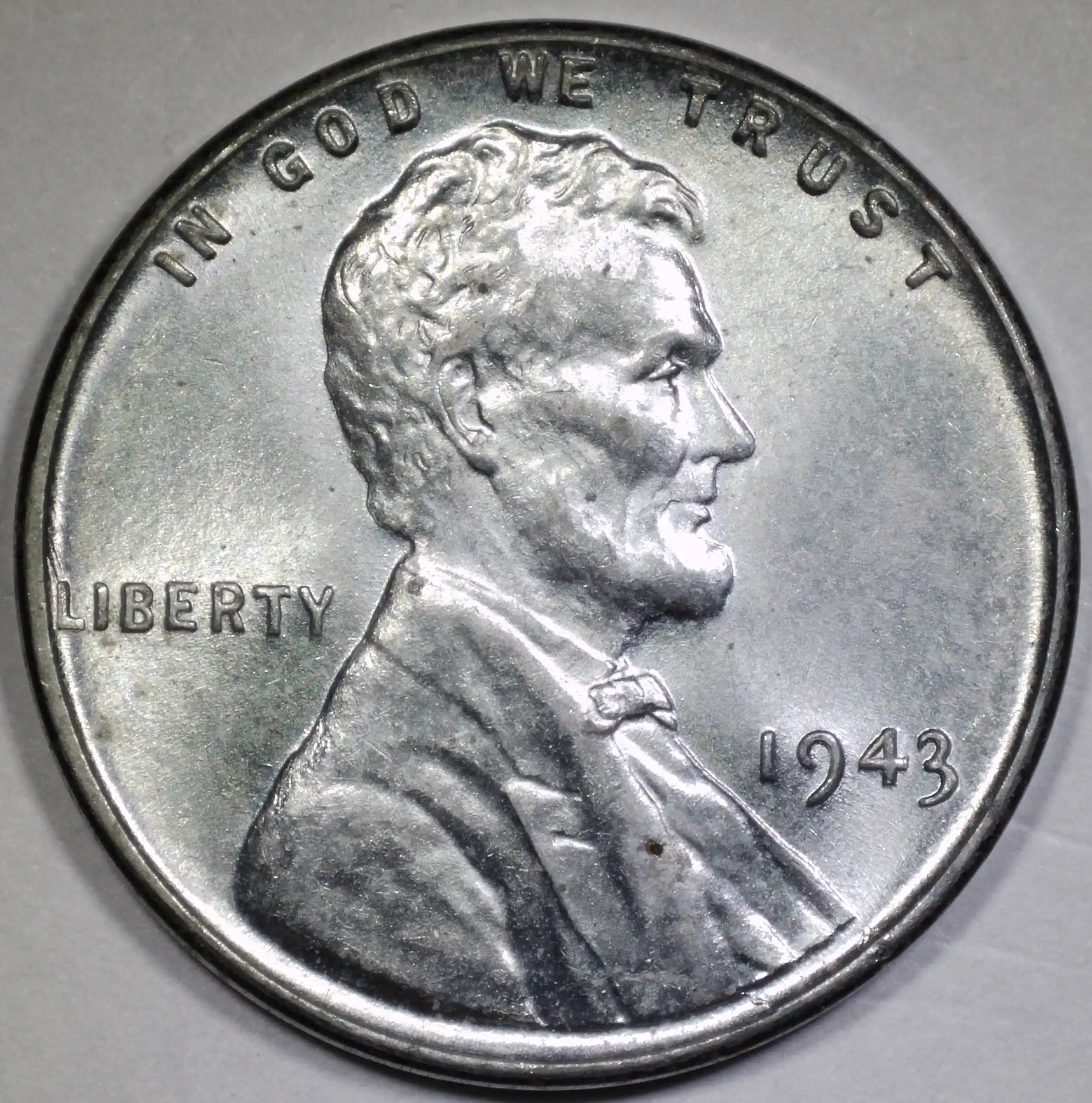 1943-Lincoln-Cent---Struck-Through?
