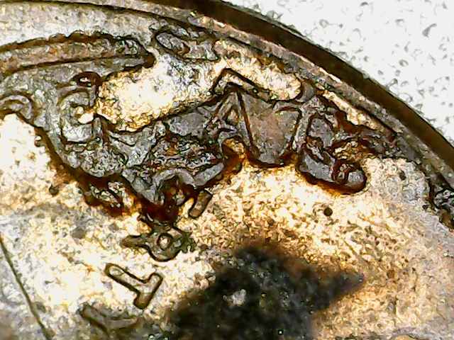 2008-D-Penny-With-Interesting-Letters-Of-Reverse-Of-Coin