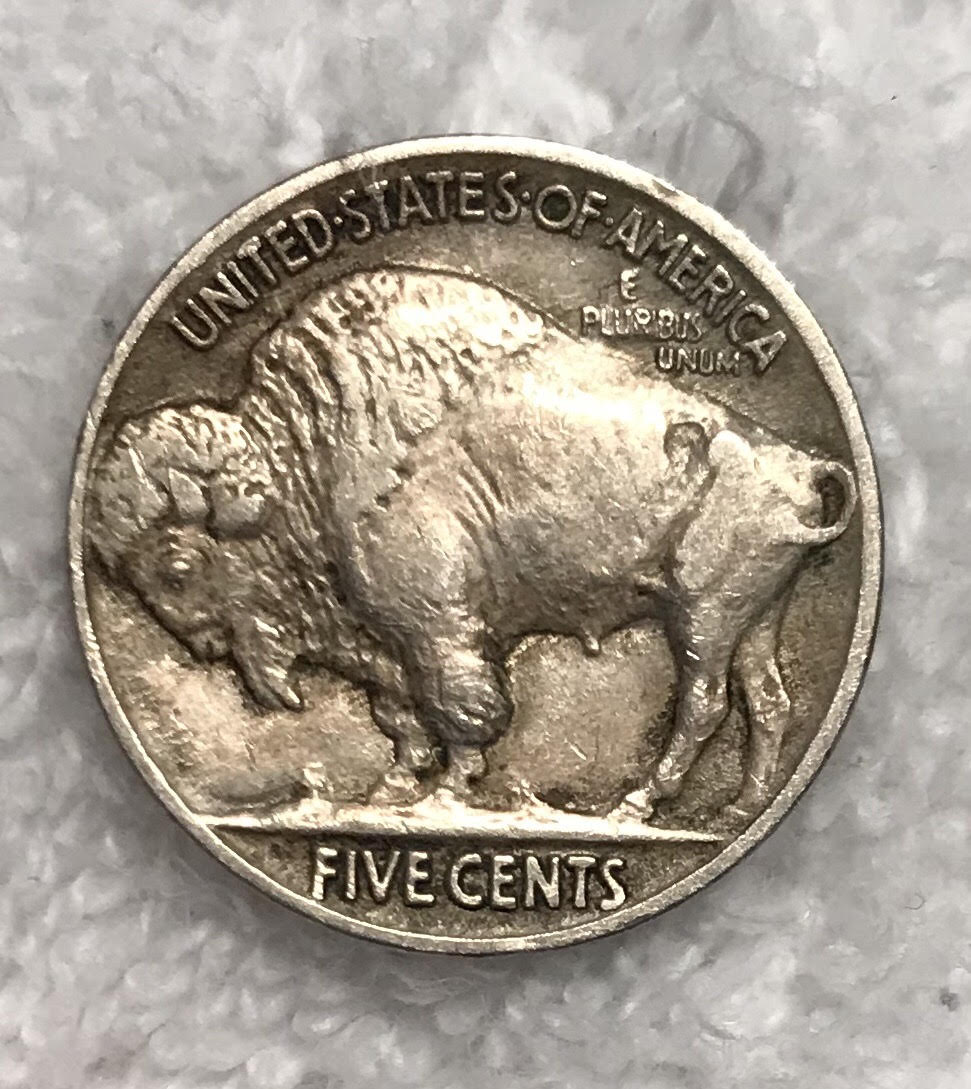 1916-P-Buffalo-Nickel-No-F-And-2-Feather-Variety