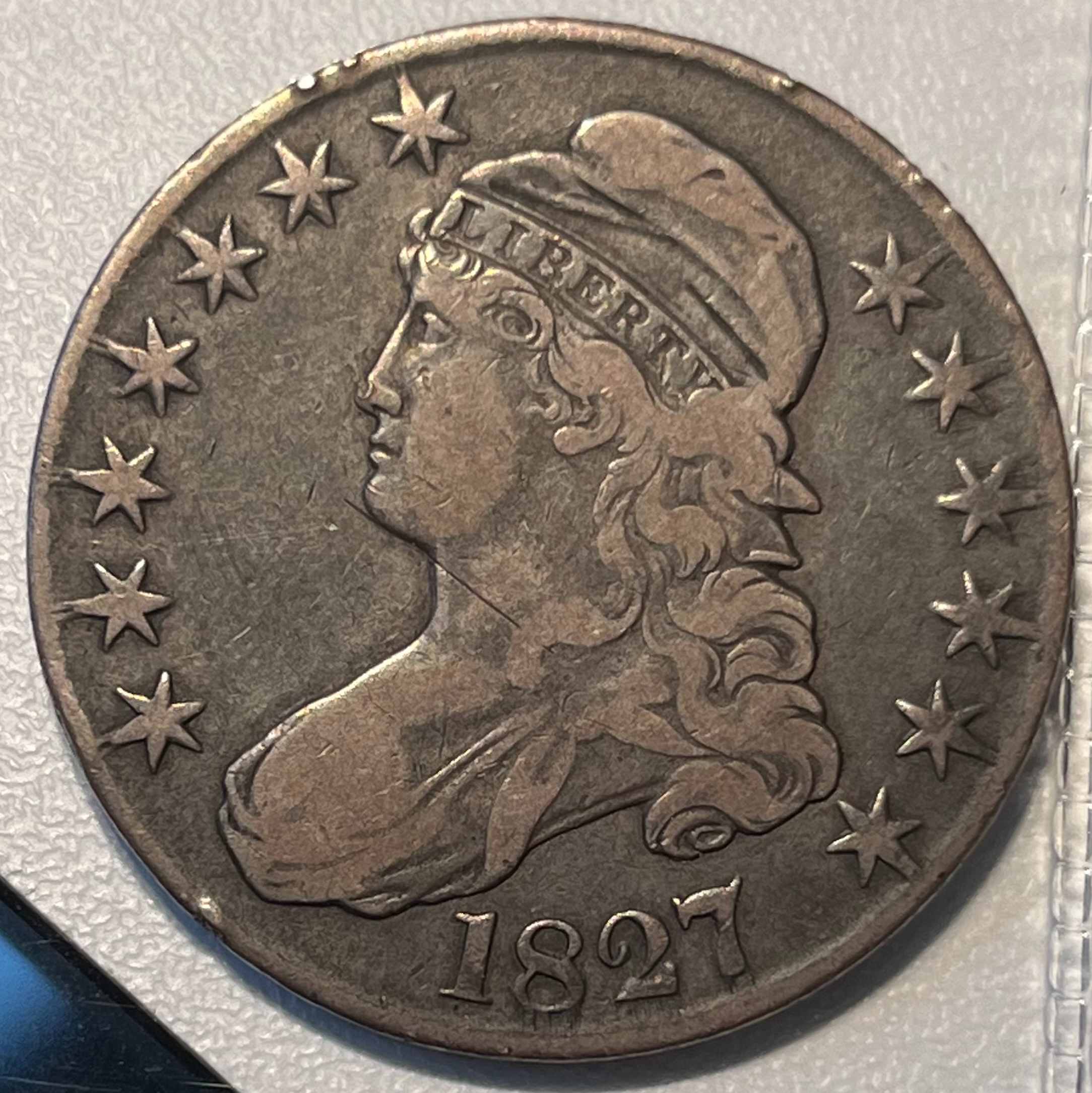 1827-Bust-Half-Overton-Variety