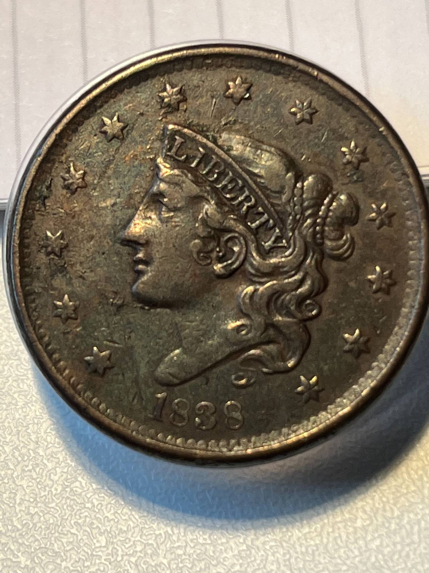 1838-Large-Cent-N-11-15-Or-16-?-Help