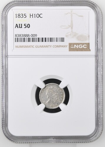 1835-Half-Dime-,-Planchet-Flaw?-Will-It-Grade-Out-At-NGC?