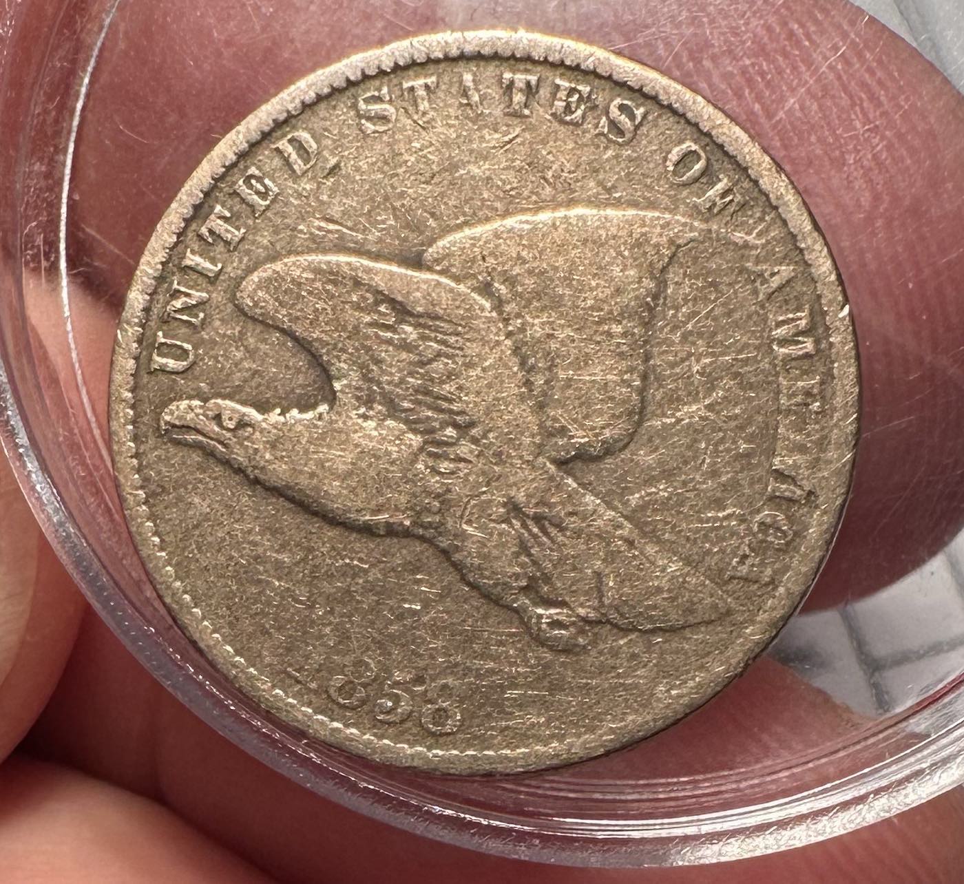 1858-Flying-Eagle-Cent-Substantial-Die-Crack/Cud-Variety-Help