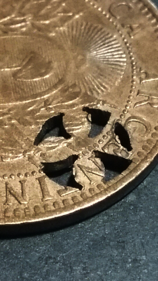 Amazing-Stone-Mounting-On-A-Coin...