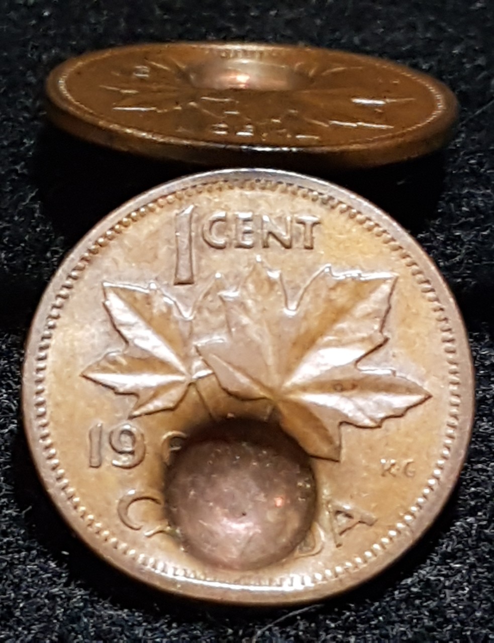 1944-Cent-With-Freemason-Stamp