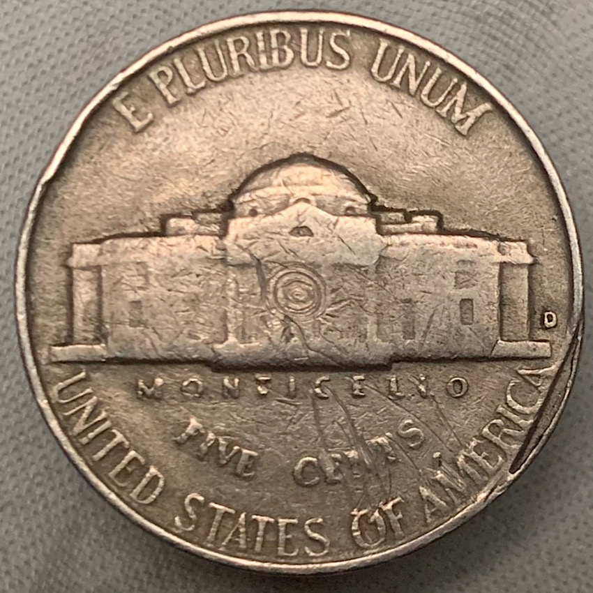 1946-D-Jefferson-Nickel.-Almost-A-Clip?